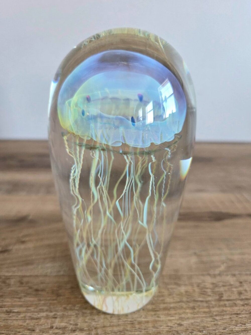 Vintage Signed Richard Satava 3267-08 Jellyfish collection Paperweight - Picture 6 of 8